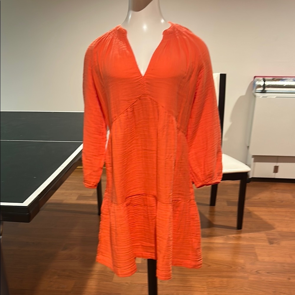 GAP Bright Orange Tunic Dress